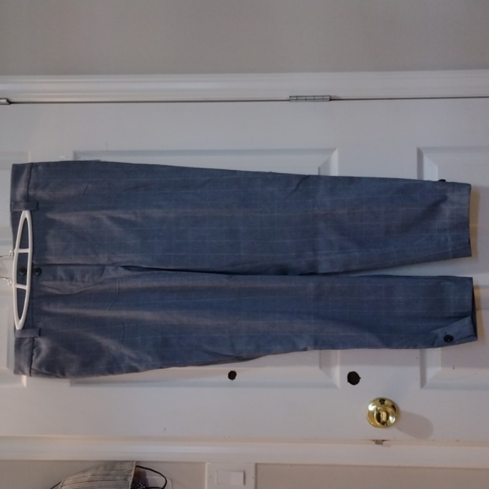 Reitmans blue plaid dress pants